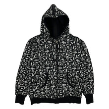 Load image into Gallery viewer, Circa All Over Print Zipped Hoodie - Size L
