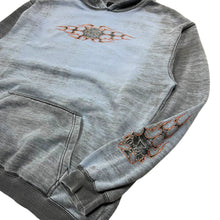 Load image into Gallery viewer, No Fear Faux Distressed Flame Pullover Hoodie - Size XXL
