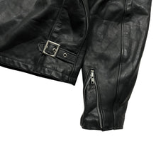 Load image into Gallery viewer, Schott NYC USA Made Cafe Racer Leather Jacket - Size L/XL
