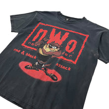 Load image into Gallery viewer, 1998 NWO Taz Red &amp; Black Attack WCW Wrestling Tee - Size XL
