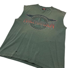 Load image into Gallery viewer, 1990 Sun Baked Harley-Davidson Star Logo Cut Off Tank - Size L
