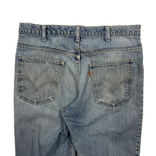 Load image into Gallery viewer, Levi’s Orange Tab Flared Denim Jeans - Size 34”
