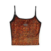 Load image into Gallery viewer, Women&#39;s Harley-Davidson Velour Leopard Print Tank - Size L
