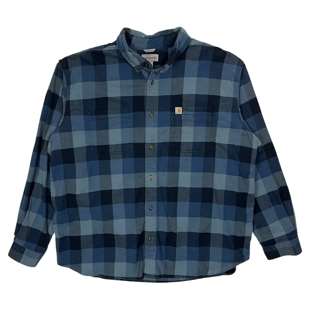 Carhartt Plaid Flannel Shirt - Size XXL