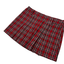 Load image into Gallery viewer, Women&#39;s Brody Jeans Pleated Plaid Wool Skirt - Size S
