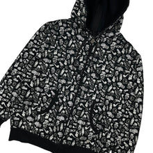 Load image into Gallery viewer, Circa All Over Print Zipped Hoodie - Size L
