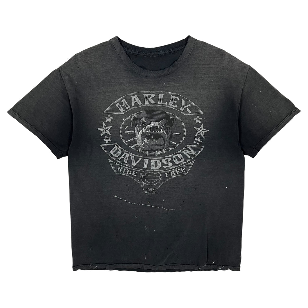 Sunbaked Harley-Davidson Bulldog Tee - Size L