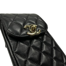 Load image into Gallery viewer, Chanel Quilted Leather Lambskin Phone Holder Bag - O/S
