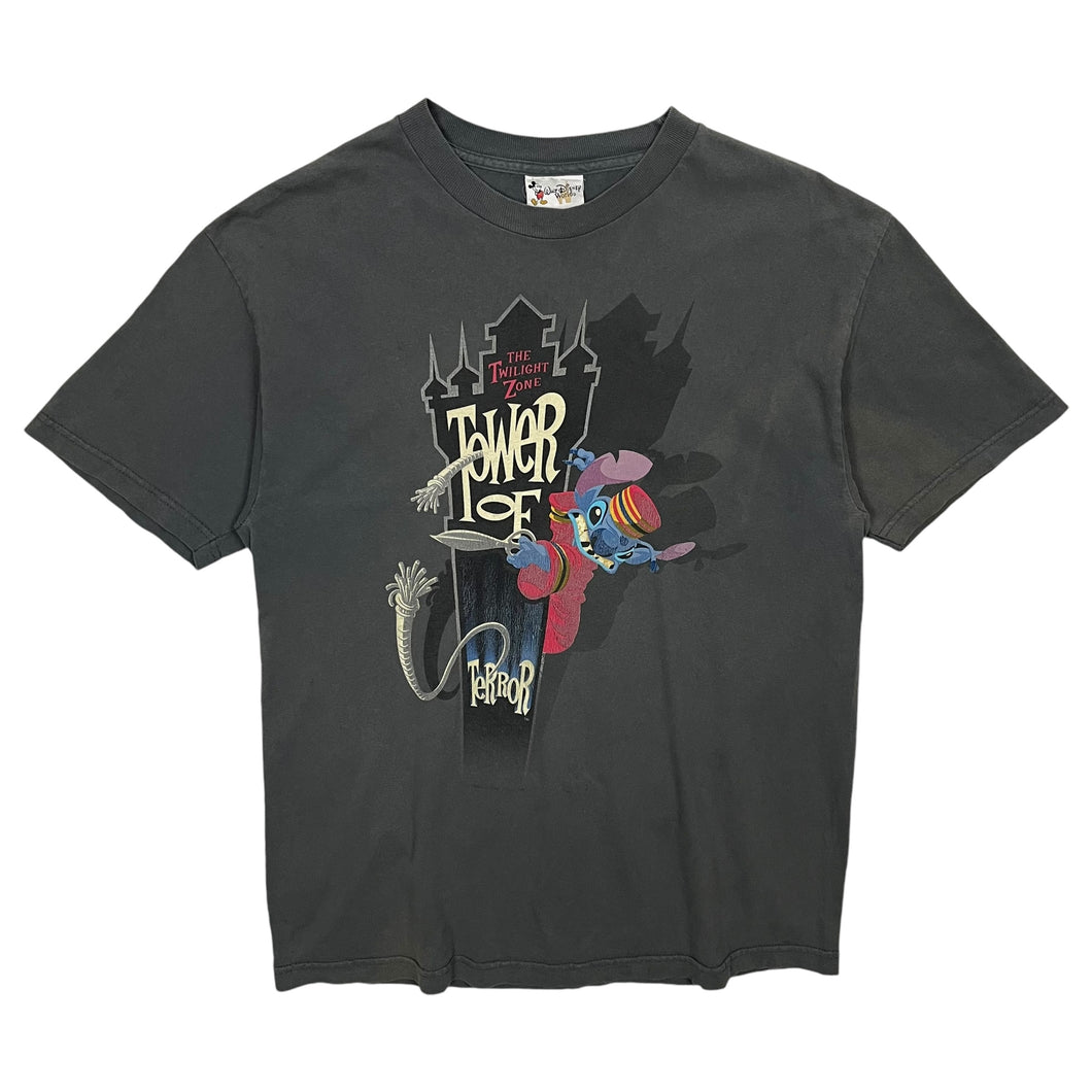 Walt Disney Twilight Zone Tower of Terror Stitch Tee - Size XL