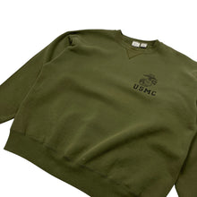 Load image into Gallery viewer, United States Marine Corps Logo Crewneck Sweatshirt - Size XL
