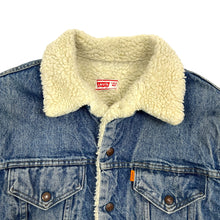 Load image into Gallery viewer, Levi's Orange Tab Sherpa Lined Denim Jacket - Size L
