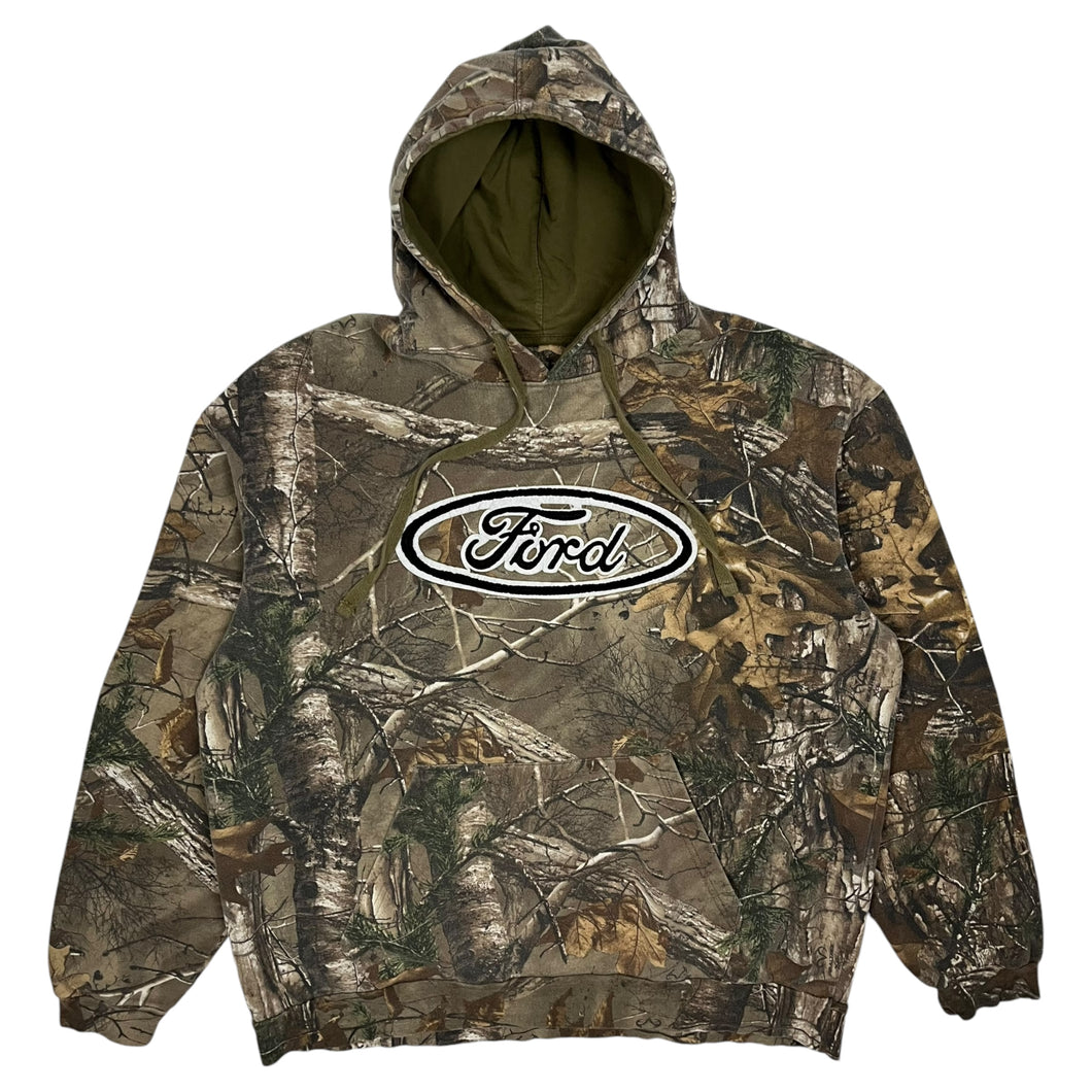 Ford Motors Realtree Camo Pullover Hoodie - Size XXL