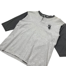 Load image into Gallery viewer, Chicago White Sox Embroidered Henley Raglan - Size L
