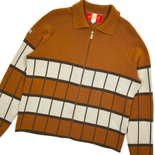 Load image into Gallery viewer, Diesel Knitwear Full Zip Geometric Knit Sweater - Size L
