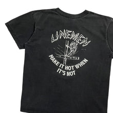 Load image into Gallery viewer, Sunbaked Linemen Make It Hot Pocket Tee - Size L
