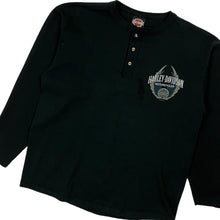 Load image into Gallery viewer, 1997 Harley-Davidson Gargoyle Henley Long Sleeve - Size L
