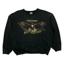 Load image into Gallery viewer, Distressed Snap-On Limited Edition Eagle Crewneck Sweatshirt - Size L
