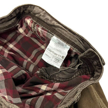 Load image into Gallery viewer, Distressed Carhartt For Women Flannel Lined Carpenter Pants - Size S
