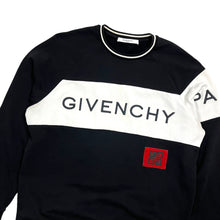 Load image into Gallery viewer, Givenchy Paris 3D Embroidered Crewneck Sweatshirt - Size XL
