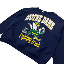 Load image into Gallery viewer, Notre Dame USA Made Colligate Crewneck Sweatshirt - Size XXL
