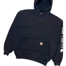 Load image into Gallery viewer, Carhartt Sleeve Spellout Hoodie- Size XL

