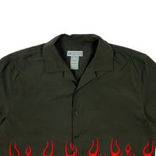 Load image into Gallery viewer, Groggy Maori Flame Button Up - Size L/XL
