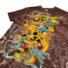 Load image into Gallery viewer, Ed Hardy By Christian Audigier Death Or Glory Tee - Size XL
