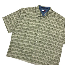 Load image into Gallery viewer, Tommy Jeans Wavy Plaid Button Up - Size XL
