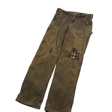 Load image into Gallery viewer, Distressed Carhartt For Women Flannel Lined Carpenter Pants - Size S
