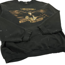 Load image into Gallery viewer, Distressed Snap-On Limited Edition Eagle Crewneck Sweatshirt - Size L
