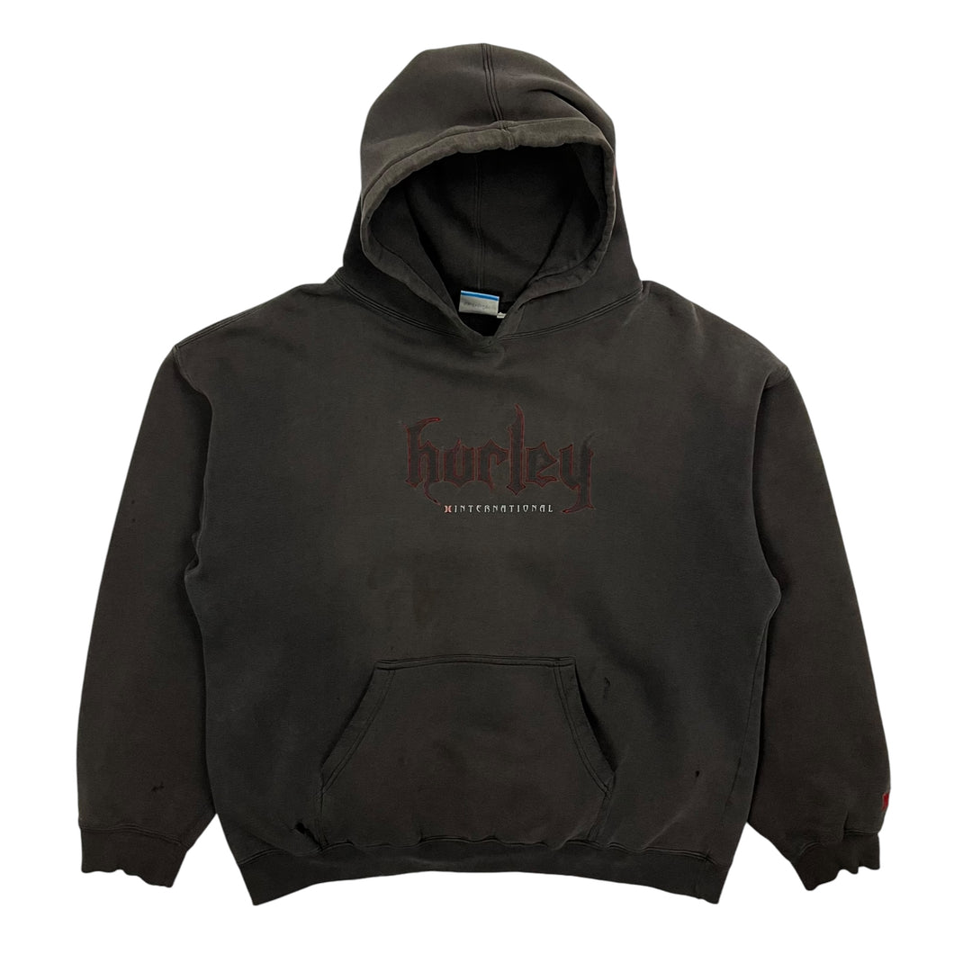 Sunbaked Hurley International Gothic Logo Pullover Hoodie - Size L/XL