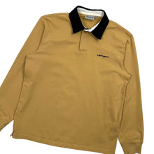 Load image into Gallery viewer, Carhartt Work In Progress Corduroy Collar Rugby Shirt - Size M
