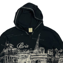 Load image into Gallery viewer, Women’s Jess &amp; Jane Paris Scene All Over Print Zip Up Hoodie - Size XL

