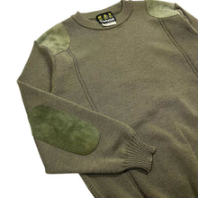 Load image into Gallery viewer, Barbour Suede Paneled Heavyweight Knit Sweater - Size XL
