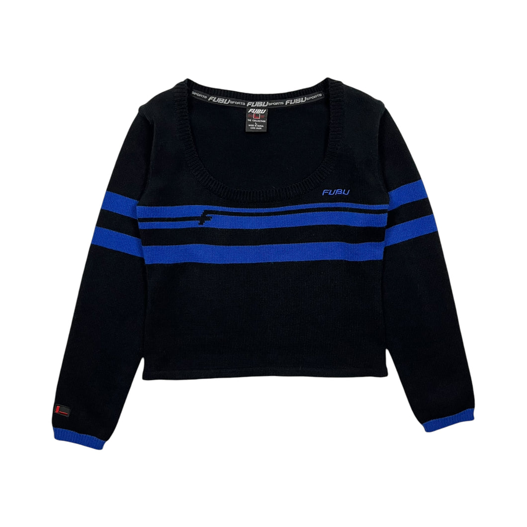 Women's FUBU Scoop Neck Knit Sweater - Size L