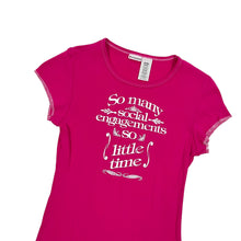 Load image into Gallery viewer, Women&#39;s So Many Social Engagements Tee - Size S
