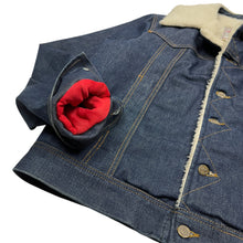 Load image into Gallery viewer, Lee Storm Rider Sherpa Lined USA Made Denim Jacket - Size L
