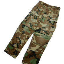 Load image into Gallery viewer, US Military Woodland Camo Fatigues - Size 30&quot;
