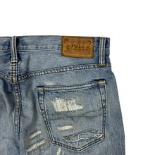 Load image into Gallery viewer, Polo By Ralph Lauren Varick Slim Repaired Denim Jeans - Size 34&quot;
