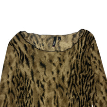 Load image into Gallery viewer, Women&#39;s Trixxi Tiger Print Ruffled Long Sleeve - Size L
