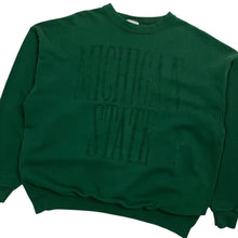 Load image into Gallery viewer, Michigan State Tonal Spellout Crewneck Sweatshirt - Size XL
