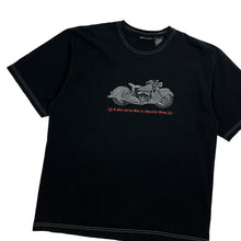 Load image into Gallery viewer, A Man And His Bike Contrast Stitch Tee - Size XL
