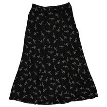 Load image into Gallery viewer, Women's Casual Corner Black Floral Skirt - Size S
