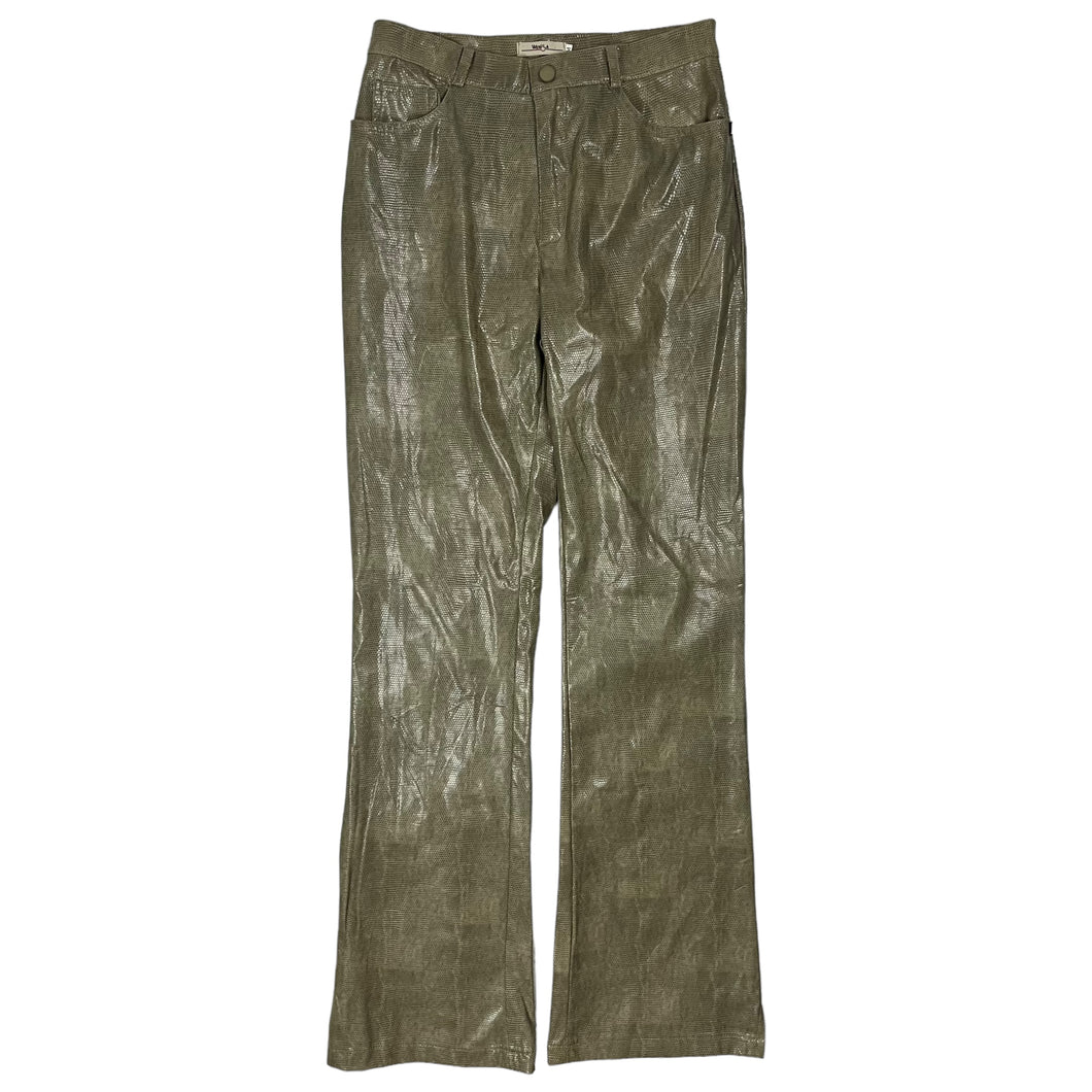 Women's Faux Snake Skin Low Rise Flared Pants - Size XS/S