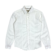 Load image into Gallery viewer, Women&#39;s Burberry London Tuxedo Style Button Up Dress Shirt - Size M
