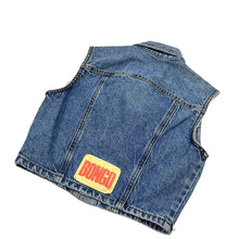 Load image into Gallery viewer, Women&#39;s Bongo Cropped Denim Vest - Size XS
