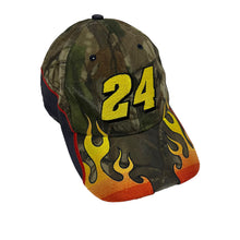 Load image into Gallery viewer, Jeff Gordon NASCAR Flame Realtree Strap Back Hat - Adjustable
