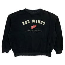 Load image into Gallery viewer, Detroit Red Wings Felt Embroidered Crewneck Sweatshirt - Size XL
