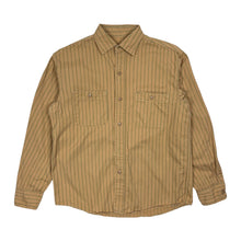 Load image into Gallery viewer, Pinstripe Button Up Work Shirt - Size M
