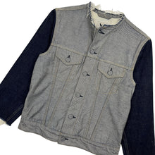 Load image into Gallery viewer, Women&#39;s Distressed Acne Studios Two Tone Denim Jacket - Size S/M
